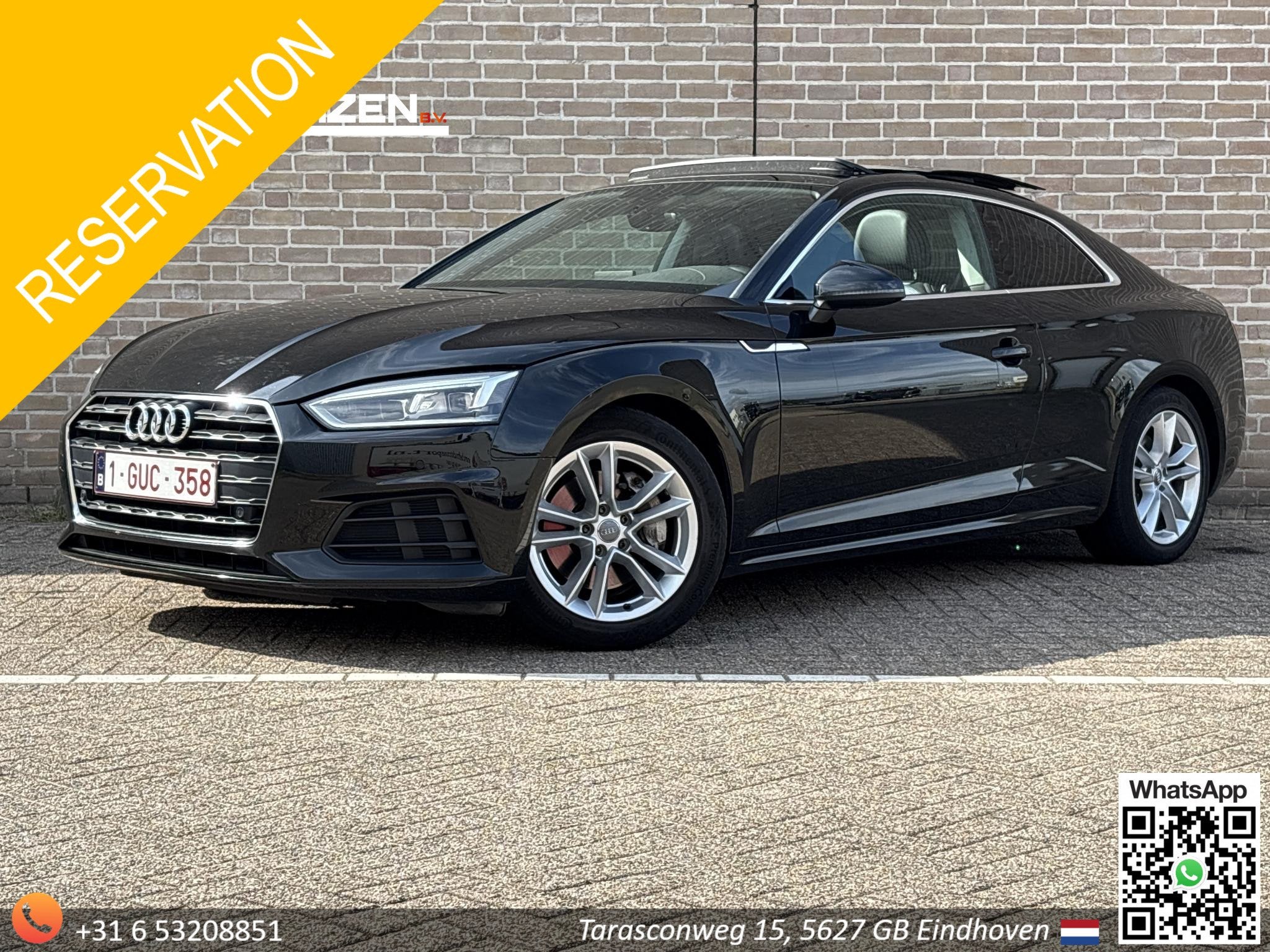 Audi A5 Coupé 2.0 TDI Design | Automaat | Pano | Leder, Auto's, Audi, Bedrijf, Te koop, A5, ABS, Airbags, Airconditioning, Alarm