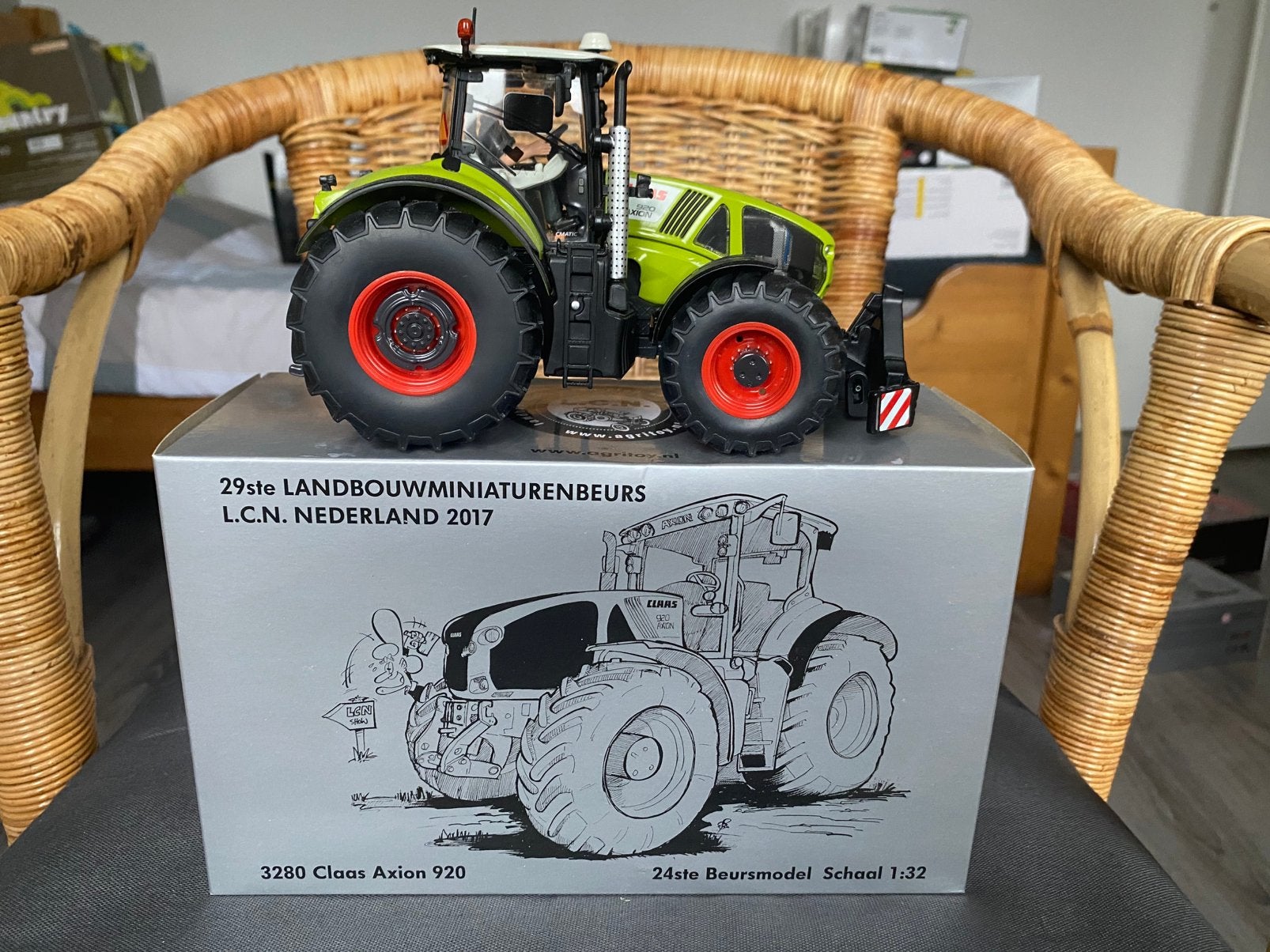 Claas Axion 920 – LCN Beursmodel 2017 – Schaal 1:32, Overige merken, Tank, 1:32 tot 1:50, Ophalen of Verzenden