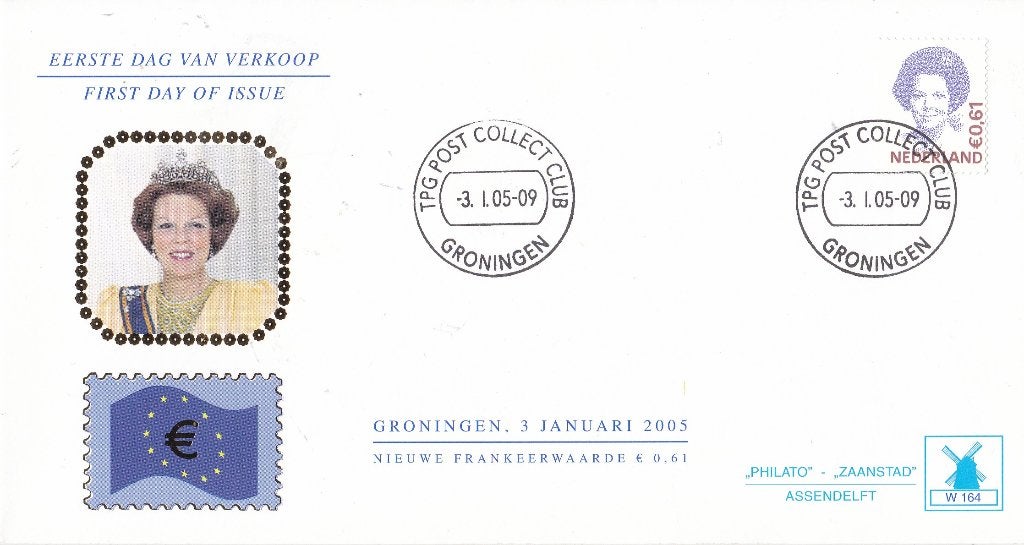 Philato – FDC – Koningin Beatrix – type Struycken -NVPH W165, Verzenden, Onbeschreven, Nederland