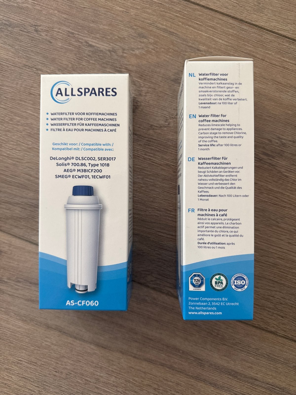 ALLSPARES Waterfilter voor Koffiemachines AS-CF060, Ophalen of Verzenden, Nieuw