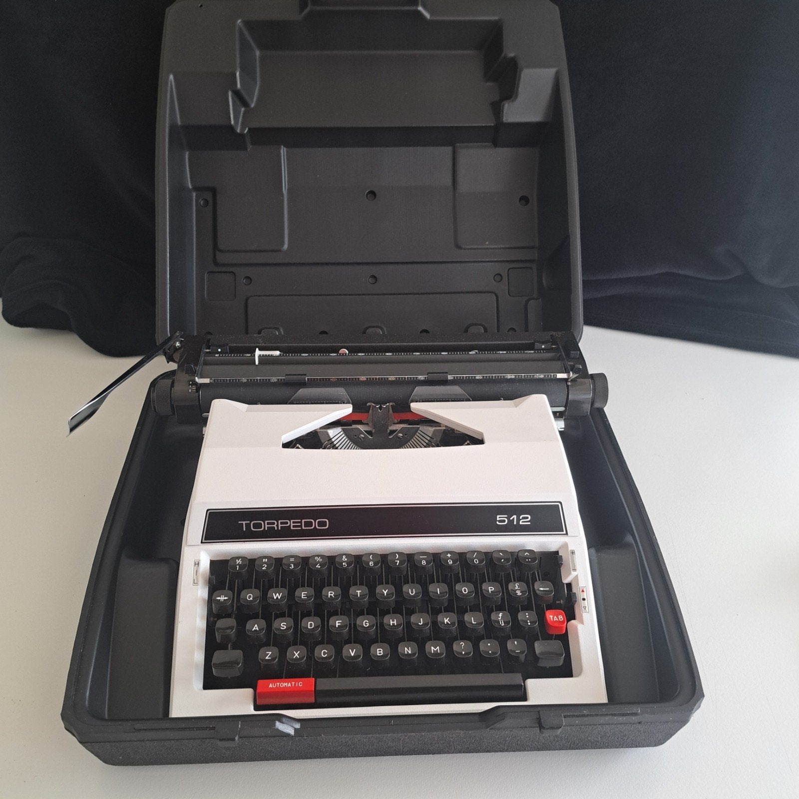 vintage torpedo 512 automatic typemachine, Ophalen of Verzenden