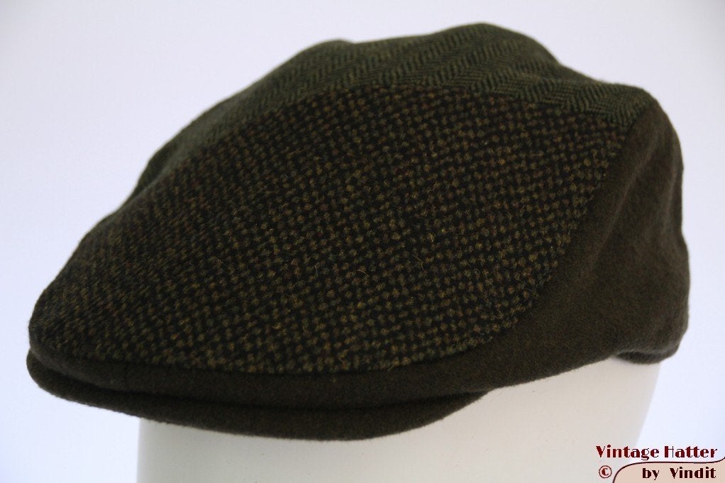 flatcap Platte pet Hawkins 3 patronen donkergroen 59 nieuw, Kleding | Heren, Hoeden en Petten, Nieuw, Ophalen of Verzenden, Pet