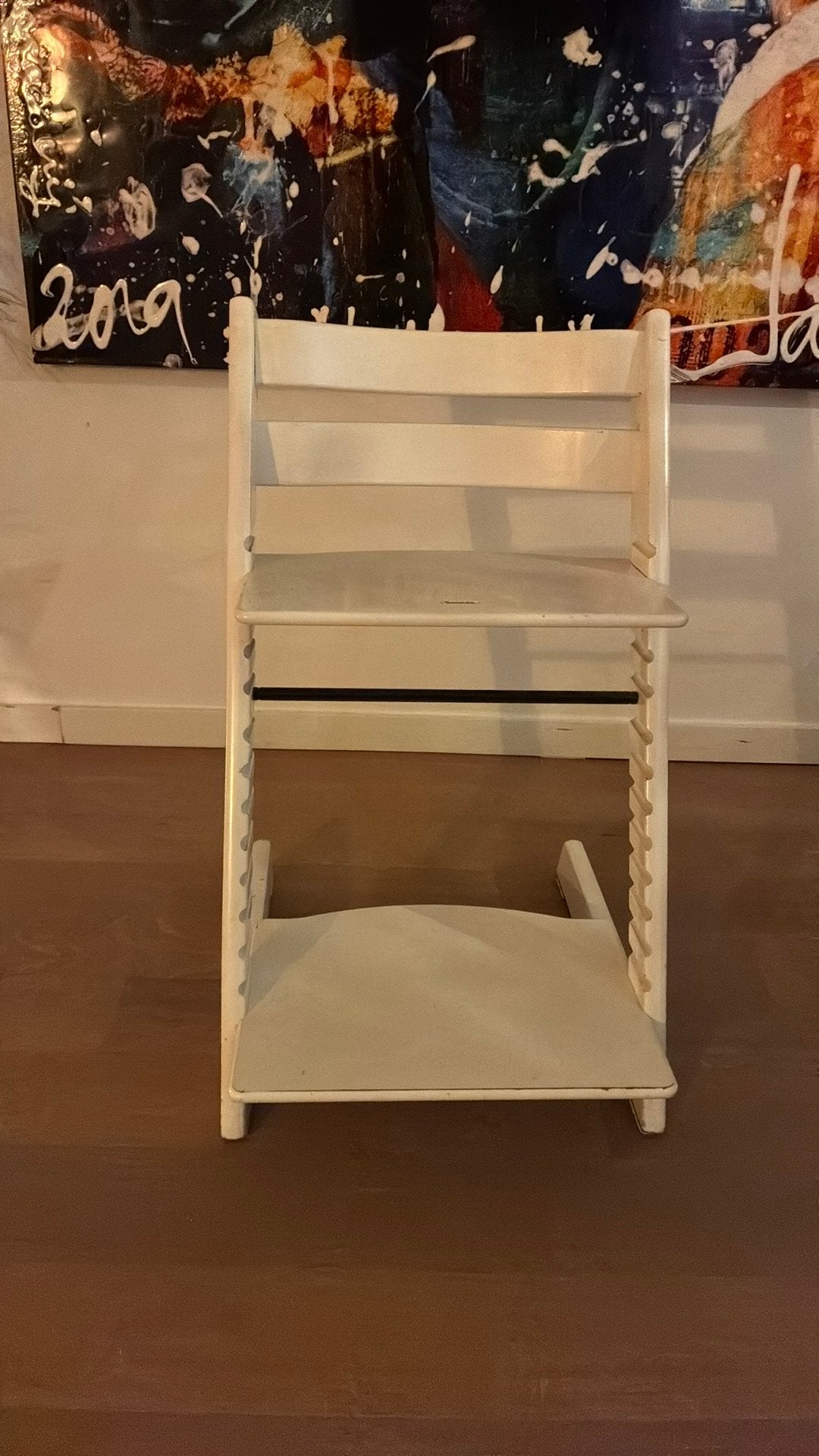 Stokke Trip Trap stoel wit, Ophalen, Gebruikt, Meegroeistoel