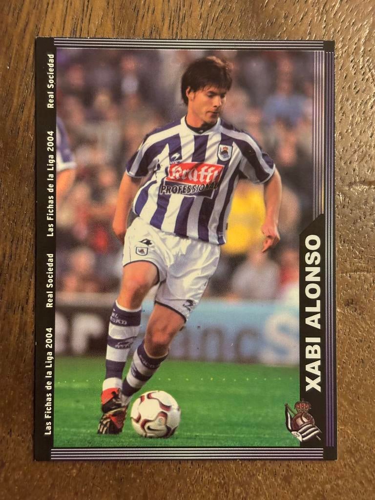 Xabi Alonso Spelerskaart Real Sociedad 2004, Ophalen of Verzenden, Zo goed als nieuw, Buitenlandse clubs, Spelerskaart