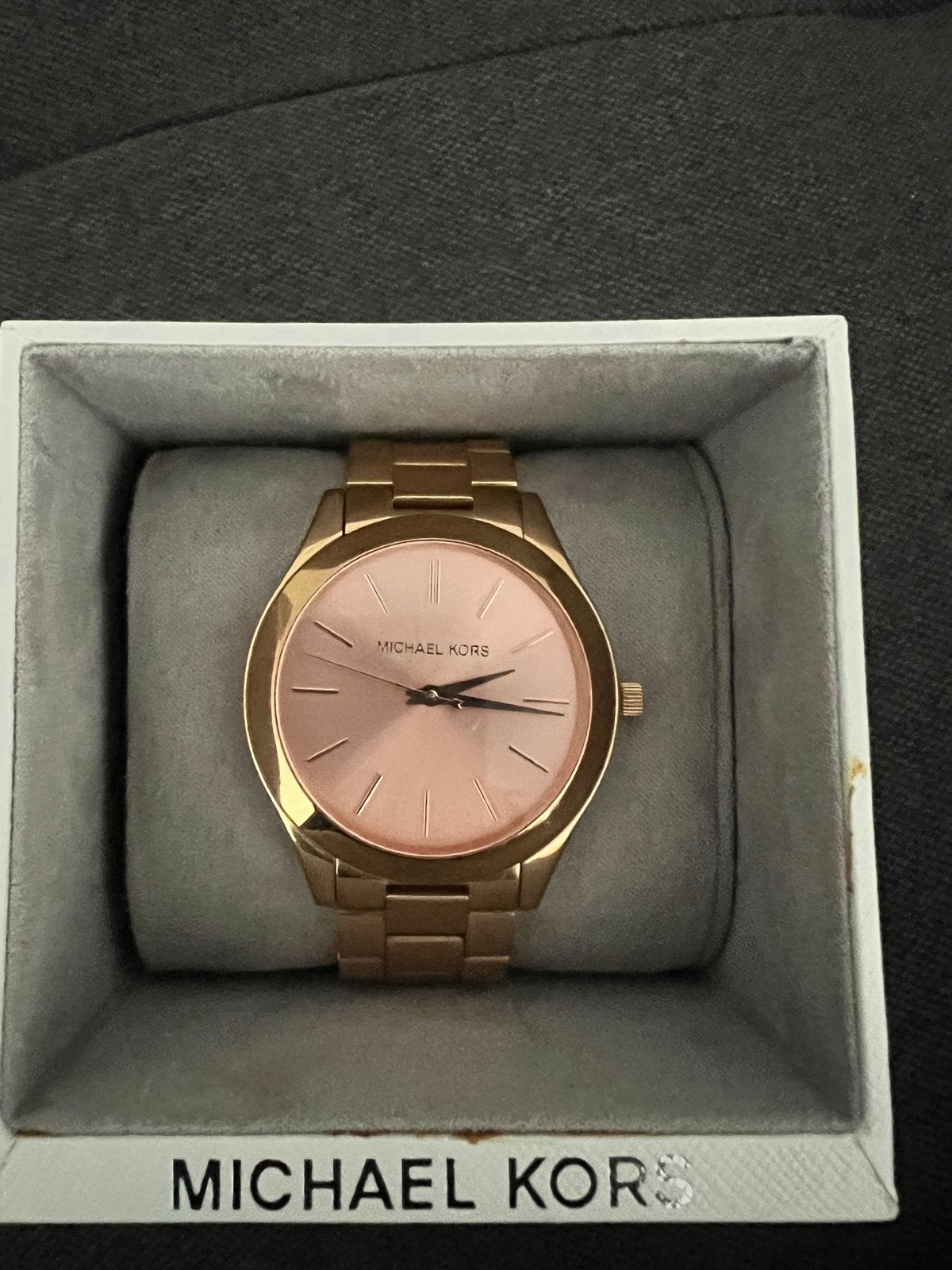 Michael Kors horloge - Zo goed als nieuw, Overige merken, Staal, Staal, Polshorloge