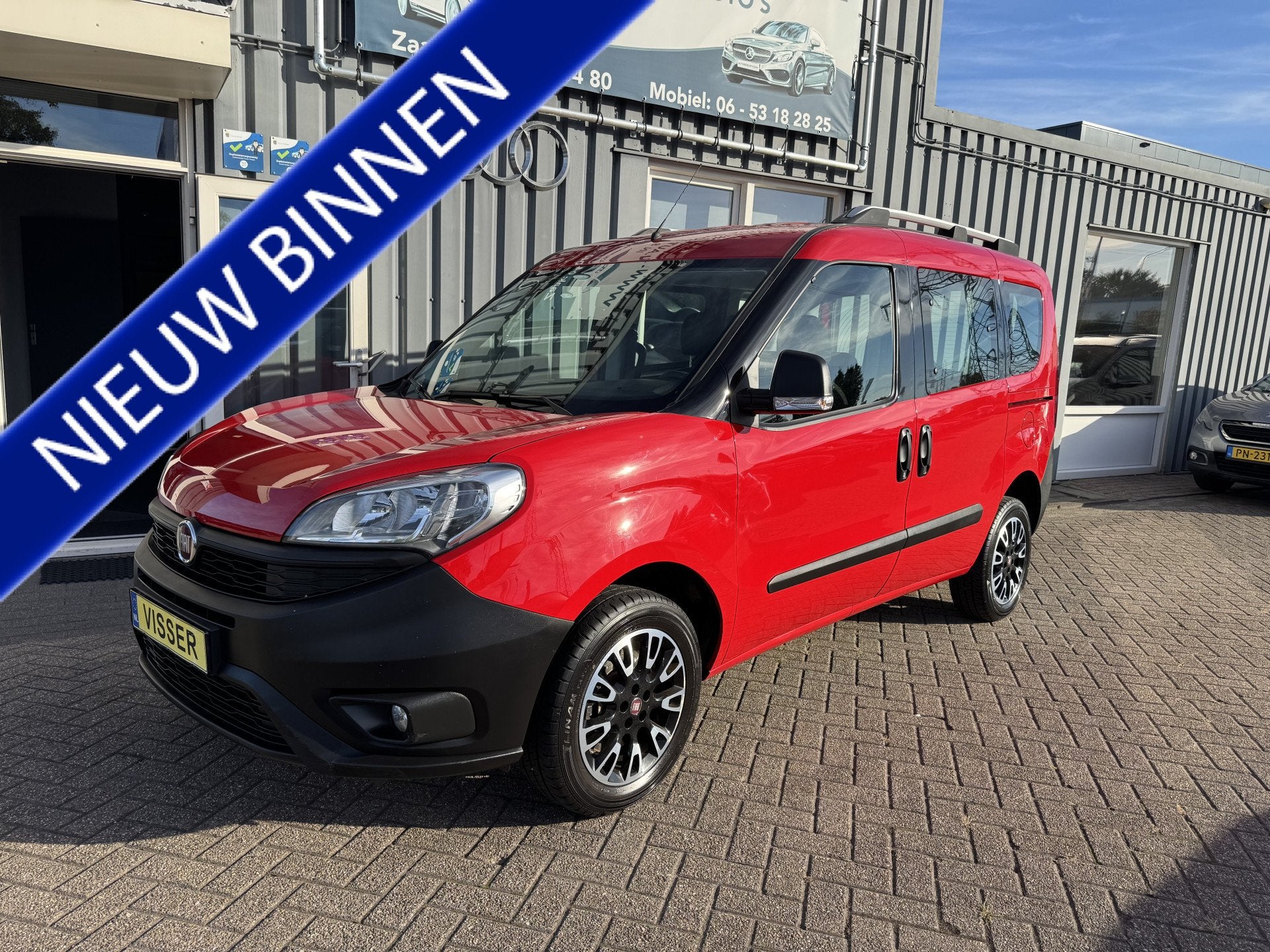Fiat Doblò Cargo 1.4 T-Jet L1H1 SX 5 persoons (bj 2017), Auto's, Voorwielaandrijving, Stof, 4 cilinders, 14 km/l