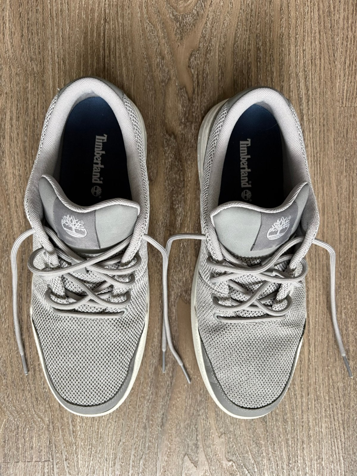 Bijna NIEUW. Timberland herenschoenen grijs maat 44, Ophalen of Verzenden, Zo goed als nieuw, Overige kleuren