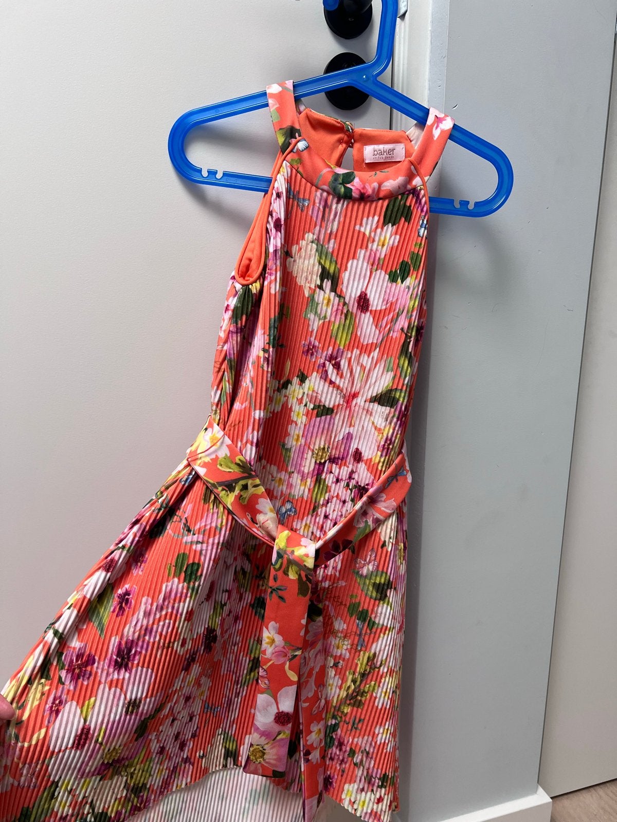 Baker by Ted Baker jurk, maat 7 jaar, bloemenprint, Kinderen en Baby's, Ophalen of Verzenden, Zo goed als nieuw, Meisje
