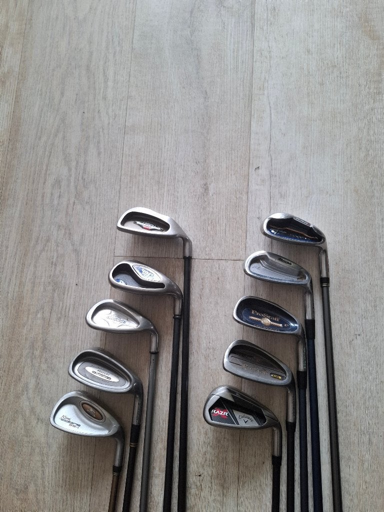 Golfclubs heren....doos 85...  zie omschrijving, Ophalen, Gebruikt, Club, Callaway