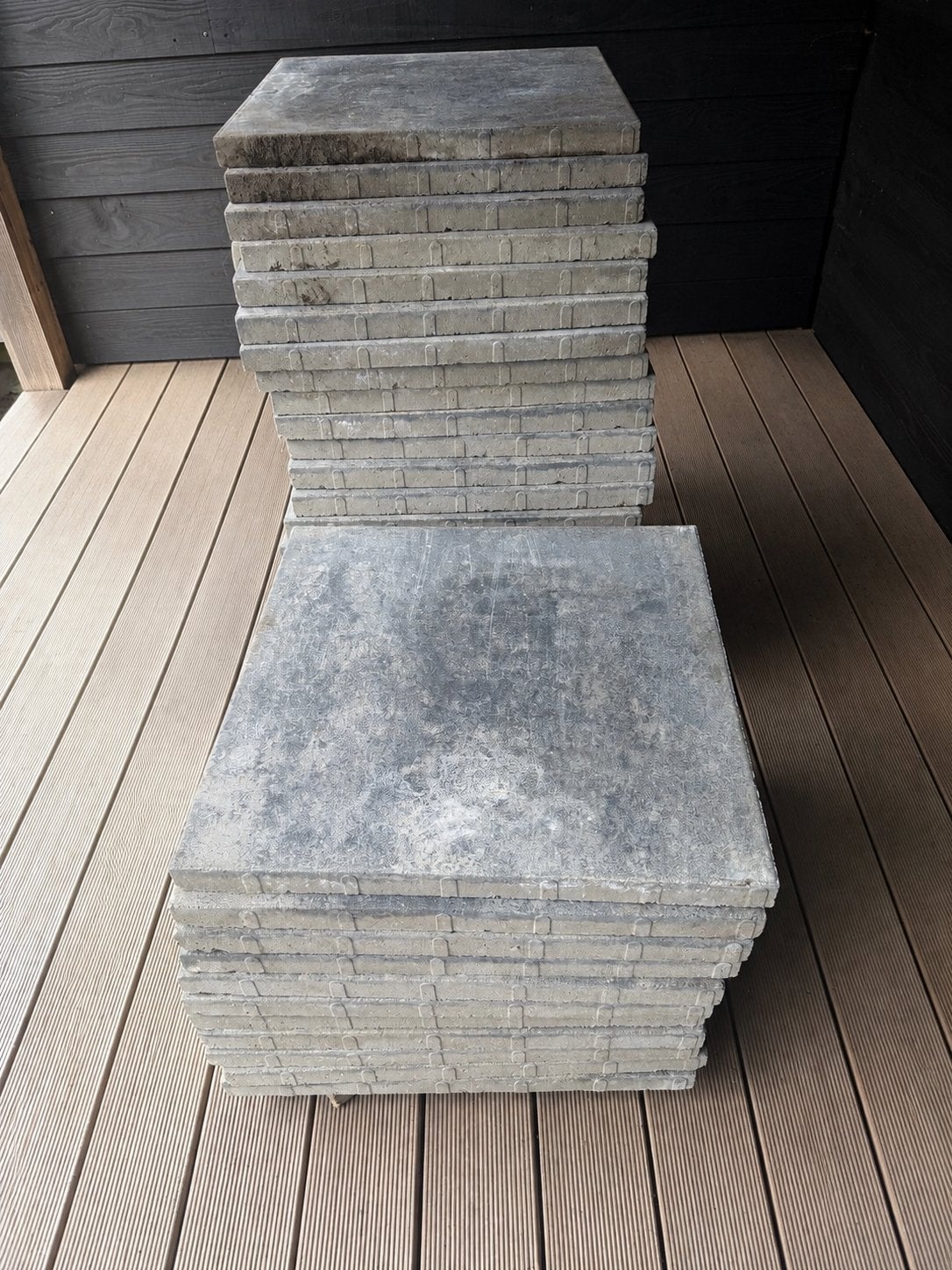 60x60 Terrastegels, Ophalen, Overige materialen, Gebruikt, 10 m² of meer