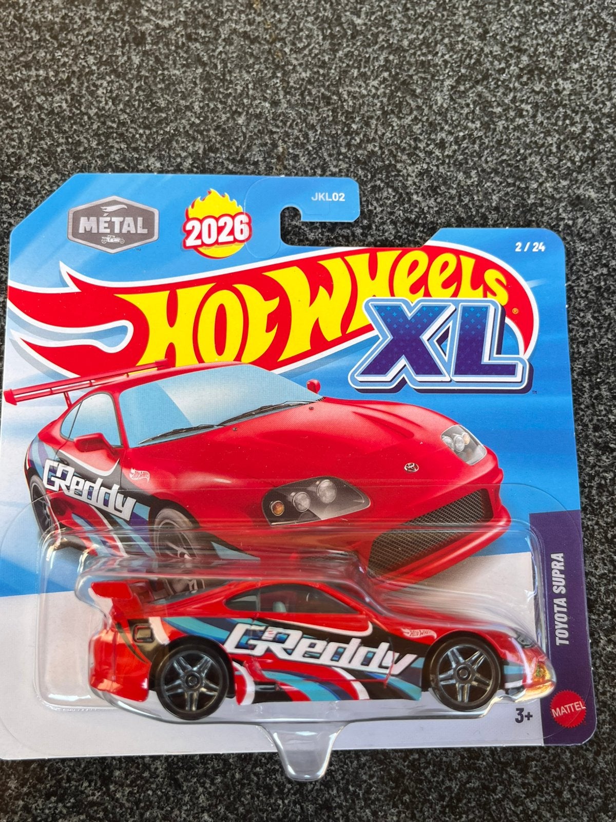 Hotwheels xl toyota supra, Verzenden, Nieuw, Auto
