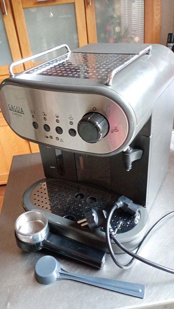 Gaggia Milano Caressa espresso apparaat, Witgoed en Apparatuur, Koffiezetapparaten, Ophalen, Gebruikt, Espresso apparaat, Gemalen koffie