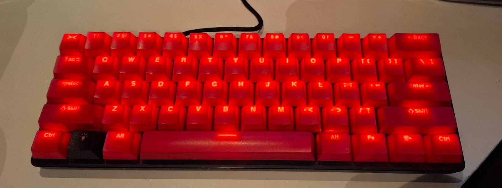 Razer Huntsman Mini V2 Red Linear switches, Computers en Software, Verzenden, Zo goed als nieuw, Razer, Qwerty