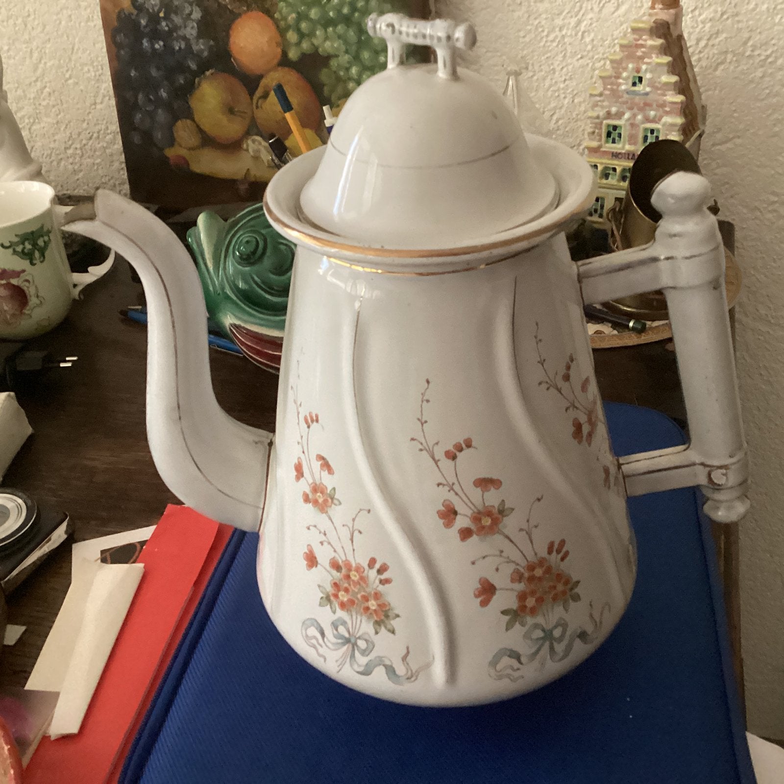 Zeeuwse koffiekan emaille, Ophalen of Verzenden