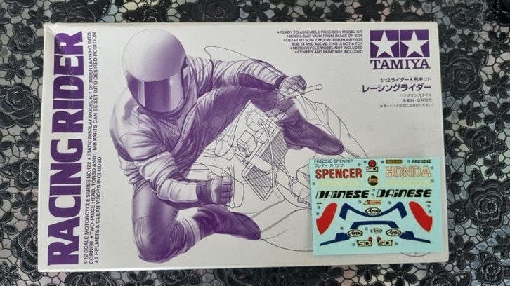 Tamiya Racing Rider Freddie Spencer 1:12 modelbouw kit, 1:50 of kleiner, Overige typen, Nieuw, Ophalen of Verzenden