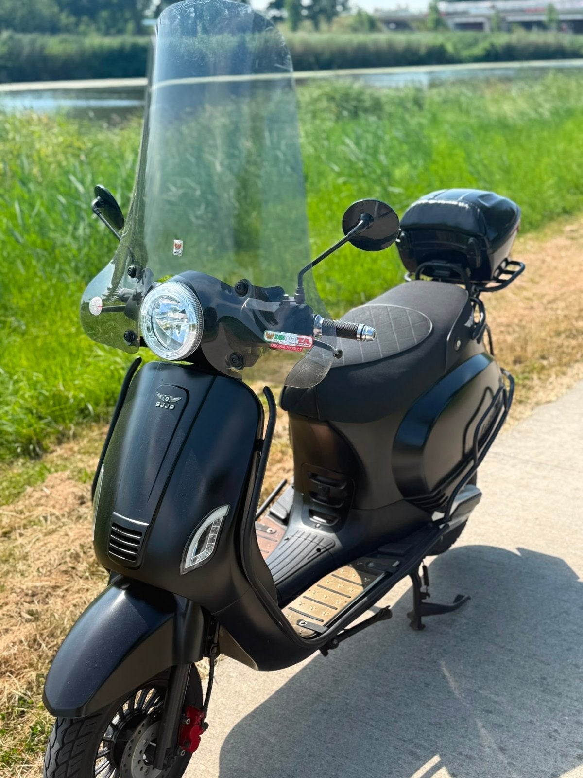 Elektrische Scooter - Mat Zwart - 2020 - 5.300 km, Gebruikt, Elektrisch, Ophalen, Overige merken