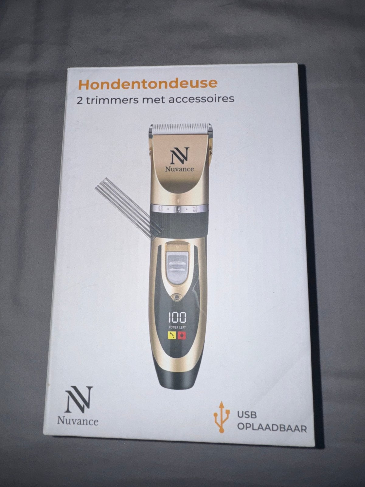 Nuvance tondeuse hond & kat, Ophalen of Verzenden, Zo goed als nieuw