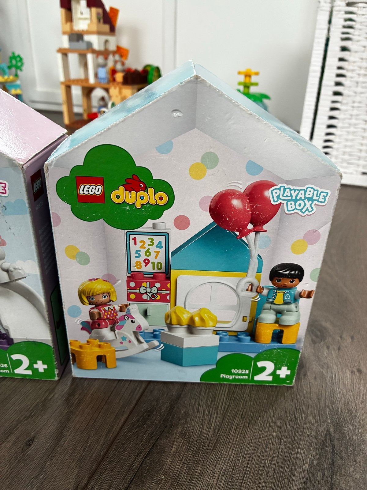 LEGO Duplo 10925 Speelkamer en 10926 Slaapkamer sets, Gebruikt, Overige thema's, Ophalen of Verzenden, Compleet