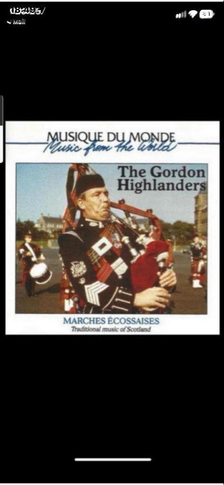 The Gordon Highlanders - Marches Écossaises CD, Cd's en Dvd's, Cd's | Wereldmuziek, Ophalen of Verzenden, Zo goed als nieuw, Album