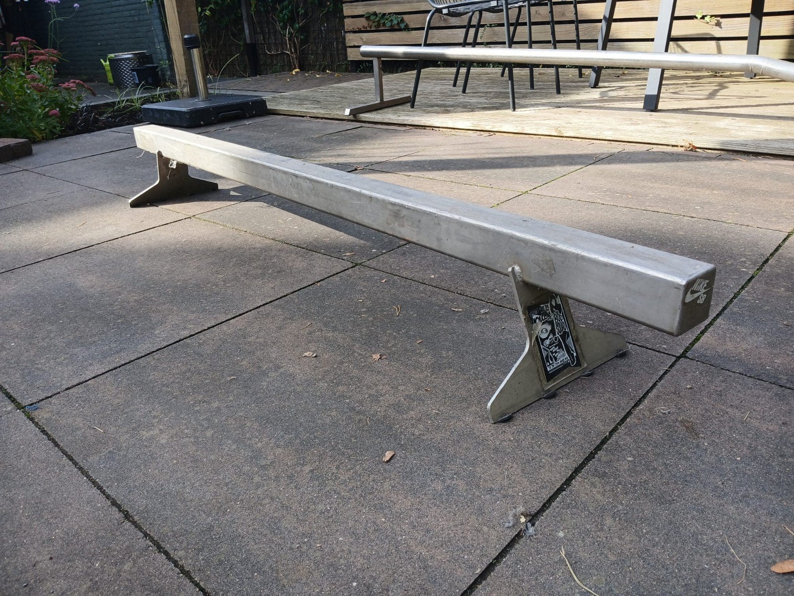 Grindrail voor skateboarders of skaters, Sport en Fitness, Ophalen, Gebruikt