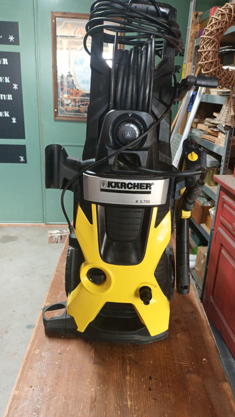 Kärcher K 5.700 Hogedrukreiniger met accessoires, Ophalen of Verzenden, Gebruikt, Elektrisch, Kärcher