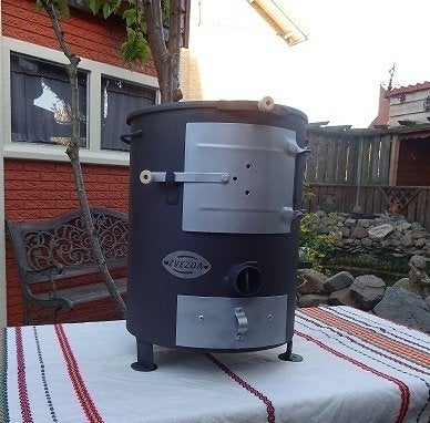 Houtkachel Mini, BBQ, kookkachel (set) of terraskachel, Ophalen of Verzenden, Nieuw, Houtskool