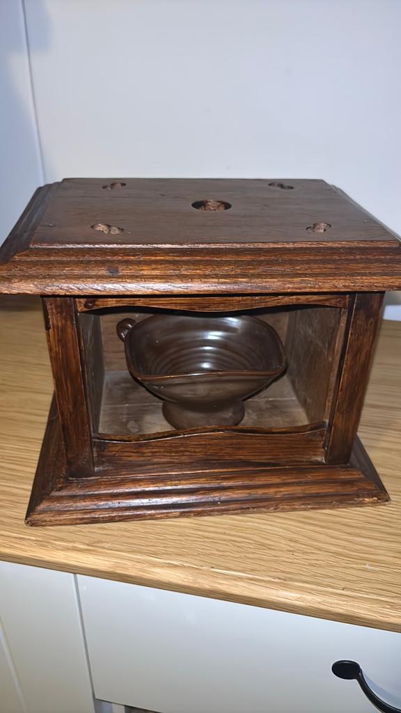 Antieke Stoof met Aardewerken Pot - 18x24 cm, Antiek en Kunst, Antiek | Woonaccessoires, Ophalen of Verzenden