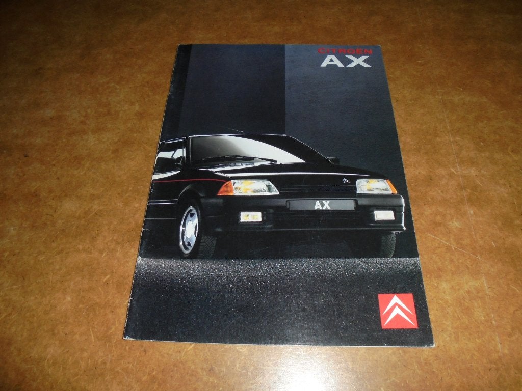 brochure Citroen AX  1991, Ophalen of Verzenden, Zo goed als nieuw, Citroën