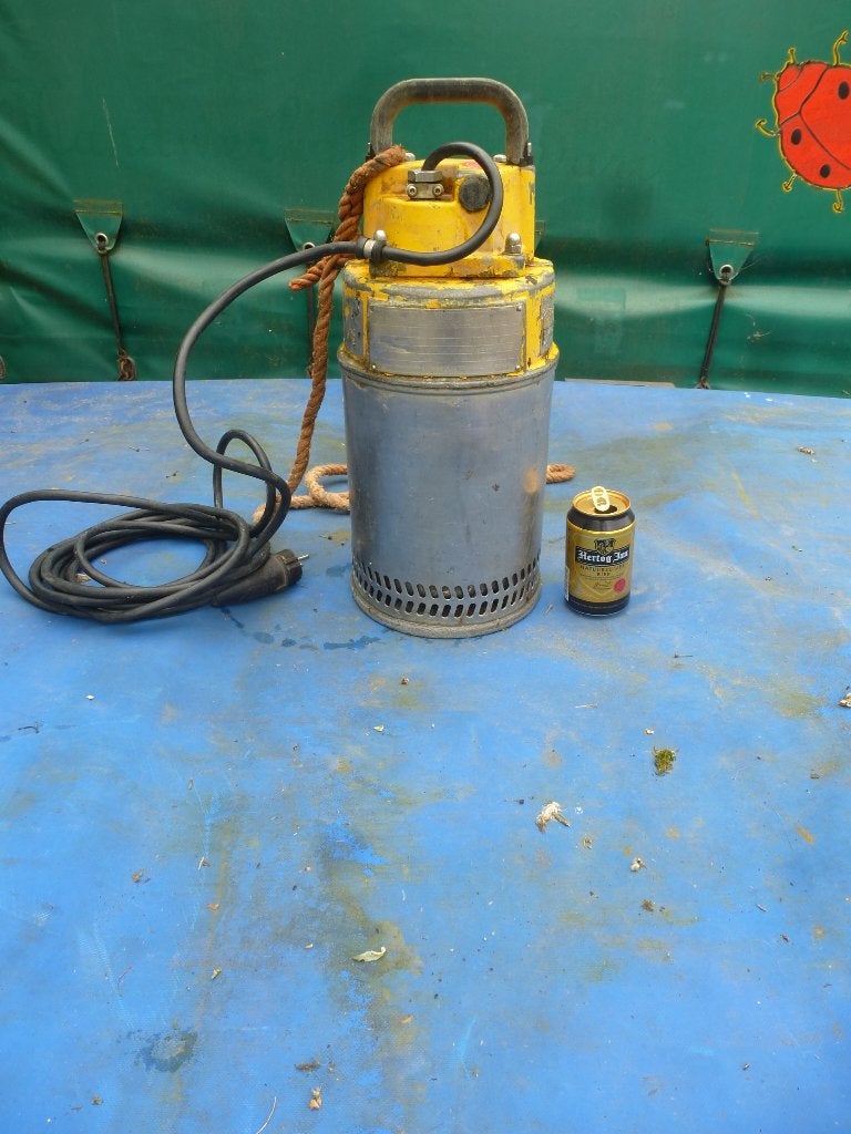 Aannemerspomp / Bouwpomp / vuilwater dompelpomp 25m3/uur, Ophalen of Verzenden, Gebruikt, Elektrisch, Dompelpomp