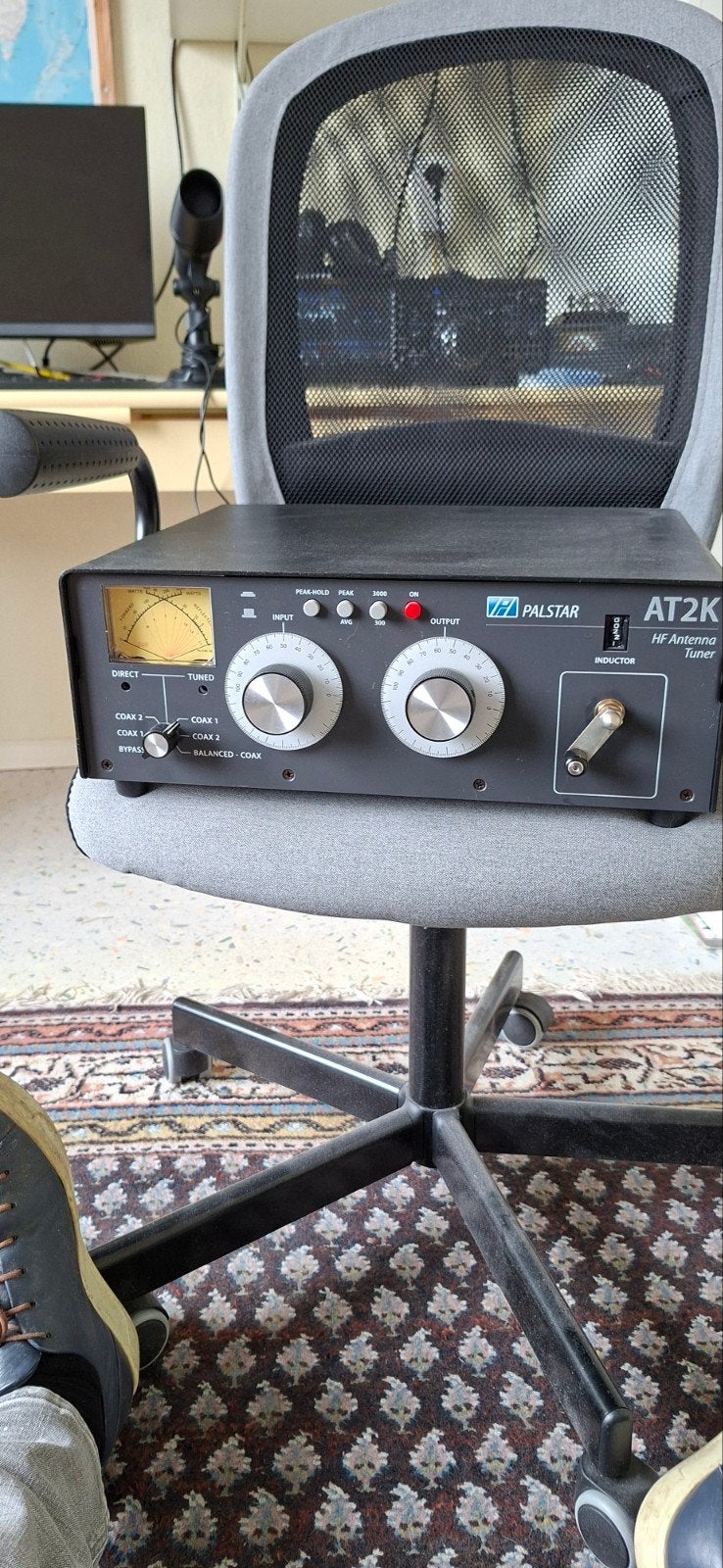 Palstar AT2K HF Antenne Tuner 2000 Watt, Telecommunicatie, Ophalen of Verzenden, Zo goed als nieuw, Zender