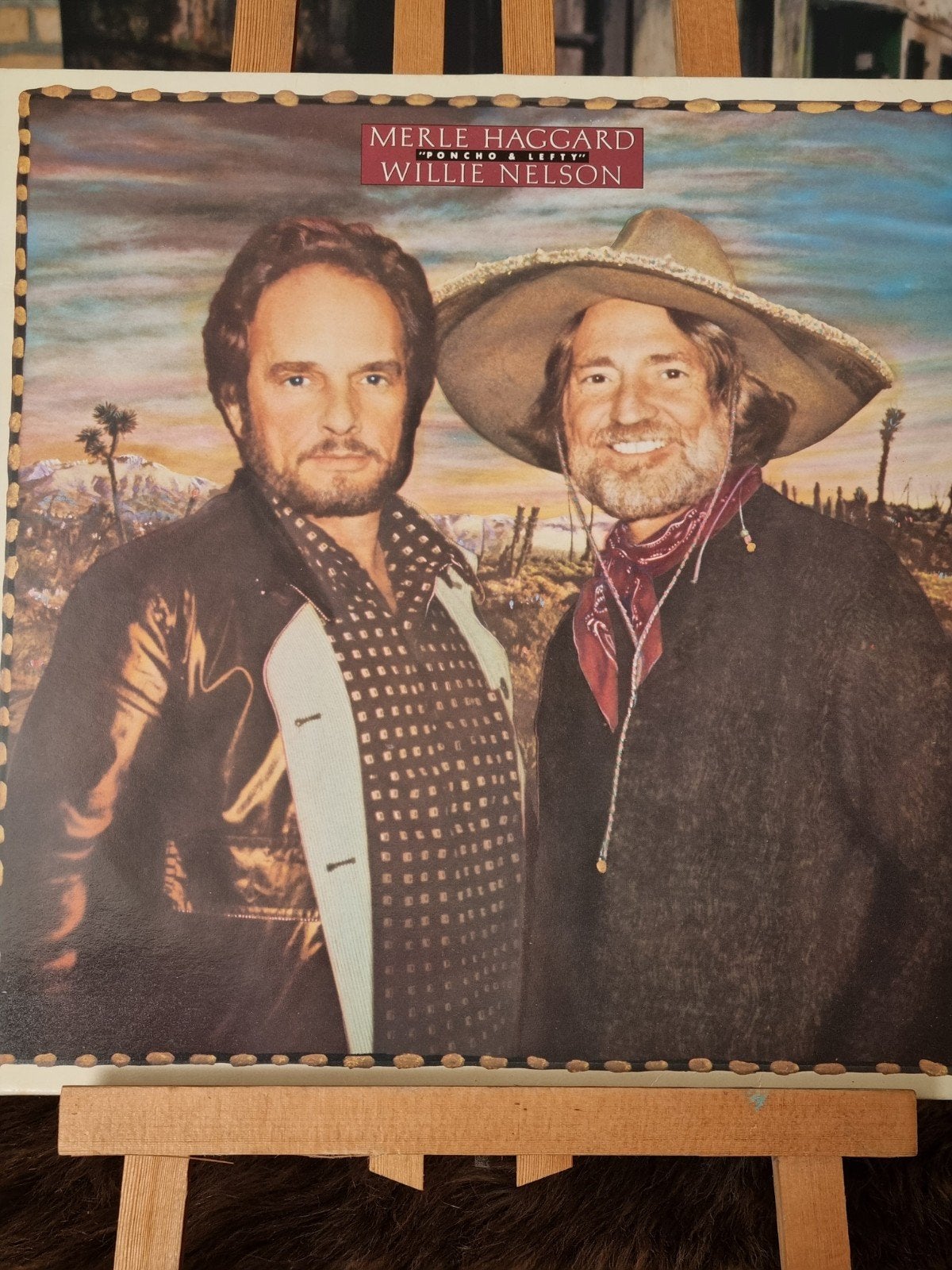 Merle Haggard & Willie Nelson - Poncho & Lefty LP (1982), Cd's en Dvd's, Ophalen of Verzenden, Gebruikt