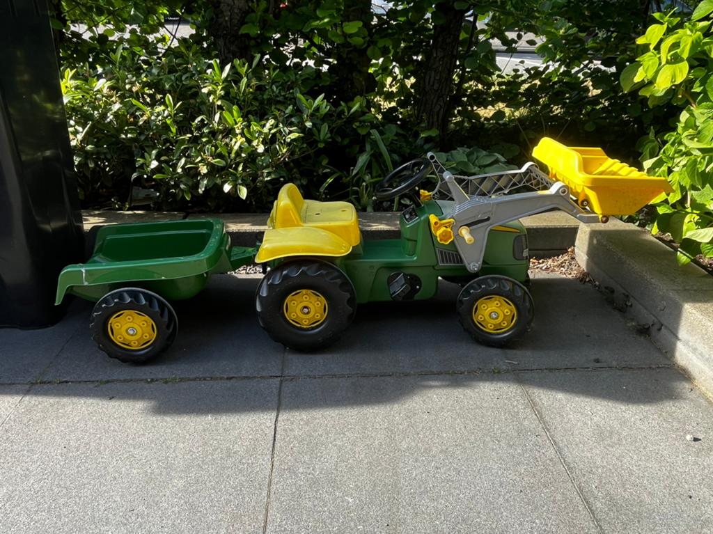 John Deere trekker van Rolly Toys, Kinderen en Baby's, Speelgoed | Buiten | Skelters, Ophalen, Zo goed als nieuw, Overige merken