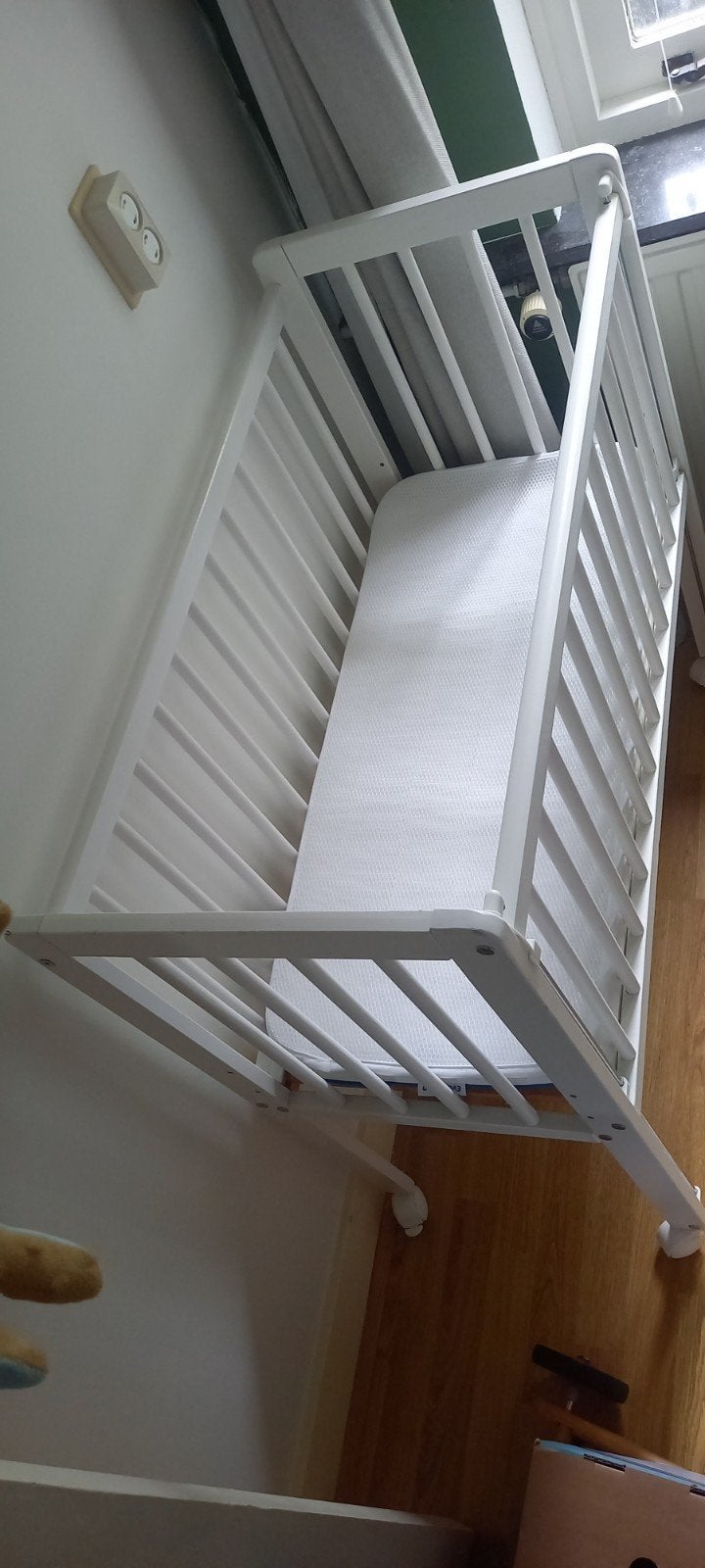 Witte cosleeper, Kinderen en Baby's, Babywiegjes en Ledikanten, Ophalen, Zo goed als nieuw, Ledikant