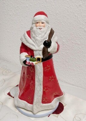 Villeroy & Boch speeldoos Kerstman draaiend 15cm, Ophalen of Verzenden, Nieuw