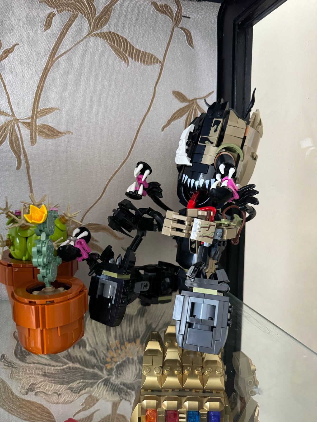 Lego Marvel Venom/Groot met doos en boekje, Ophalen, Zo goed als nieuw