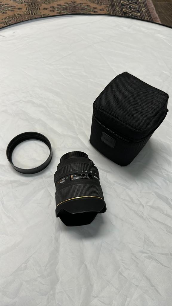 SIGMA 12-24mm F4.5-5.6 DG HSM Groothoeklens, Ophalen of Verzenden, Gebruikt, Groothoeklens, Zoom