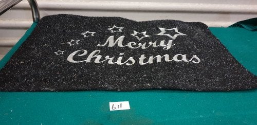611 ] deurmat merry christmas, Diversen, Kerst, Ophalen of Verzenden, 'T Olde Gre-j, Info@toldegrej.nl, Endepoelstraat 20f Didam