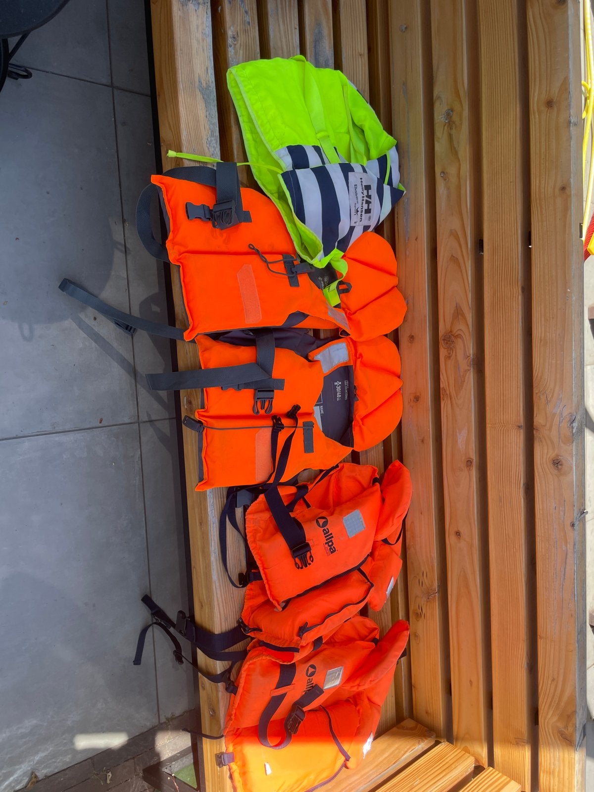 Kinderzwemvesten 6x, Watersport en Boten, Watersportkleding, Ophalen, Gebruikt, Dame of Heer, Reddingsvest of Zwemvest