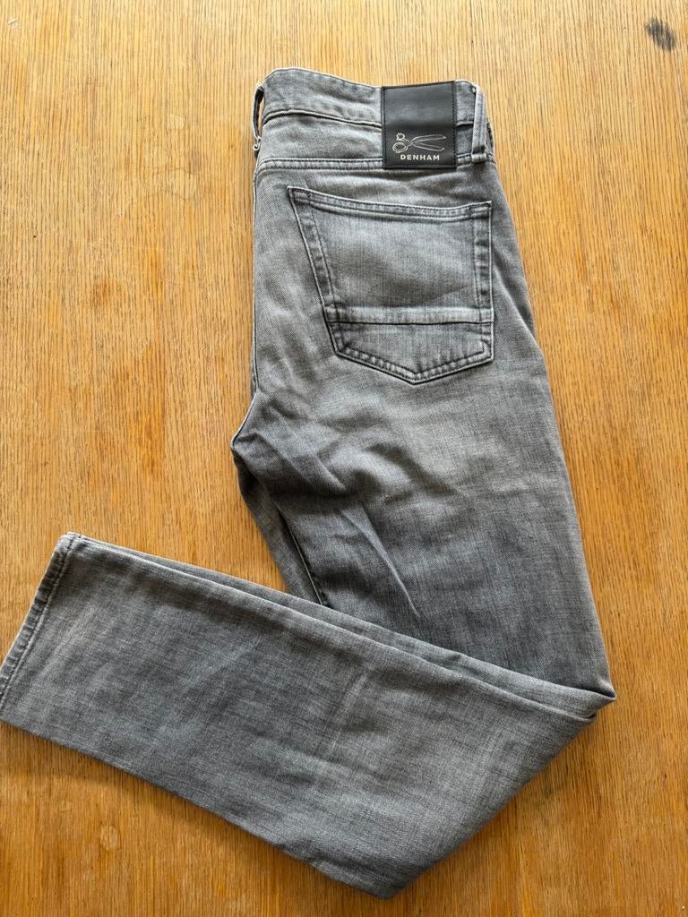 Denham Jeans Grijs, Kleding | Heren, Spijkerbroeken en Jeans, Ophalen of Verzenden, Zo goed als nieuw, Grijs, W32 (confectie 46) of kleiner