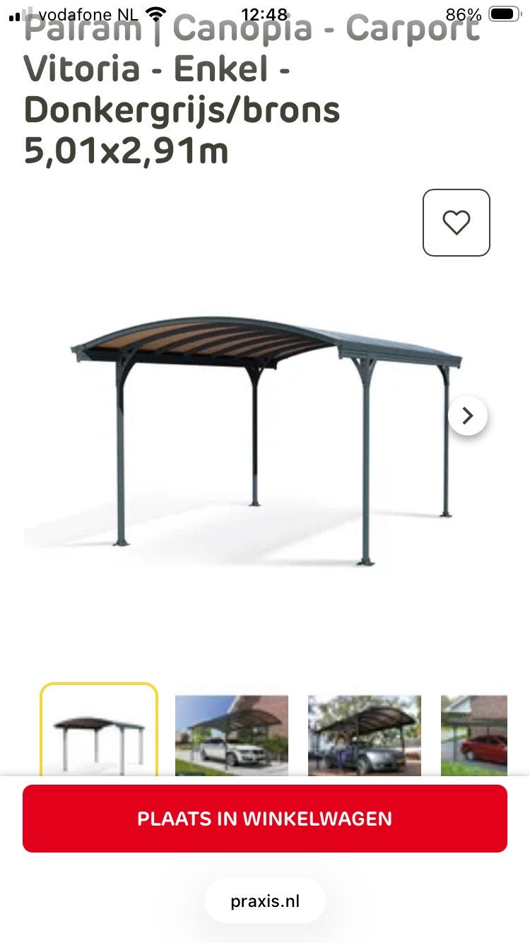 Carport overkapping