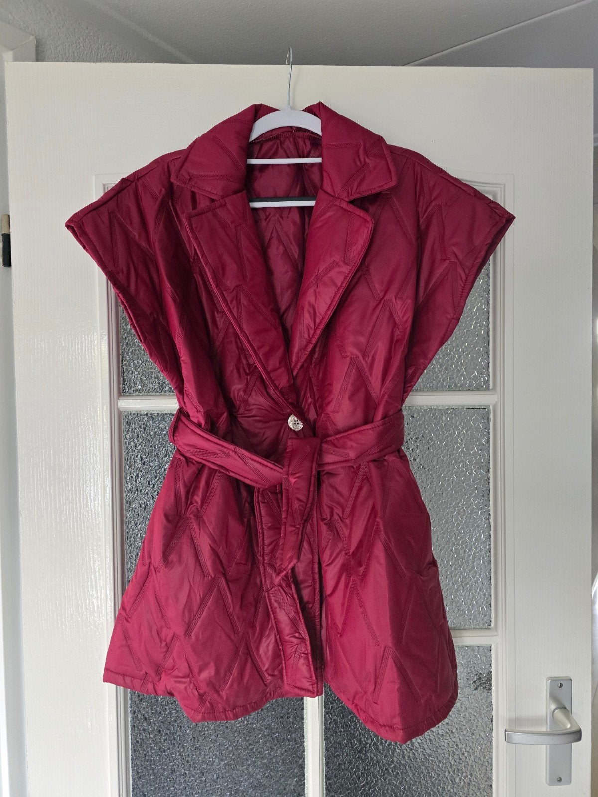 nieuw bodywarmer gewatteerd bordeaux 38 40 42 44, Kleding | Dames, Ophalen of Verzenden, Nieuw, Maat 38/40 (M), Rood
