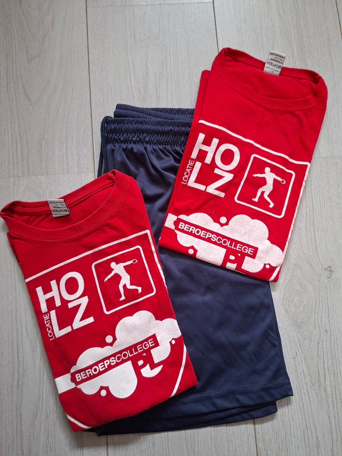 Gym kleding shirt en broekje BCPL Holz, Ophalen of Verzenden, Zo goed als nieuw, Jongen of Meisje, Shirt of Longsleeve