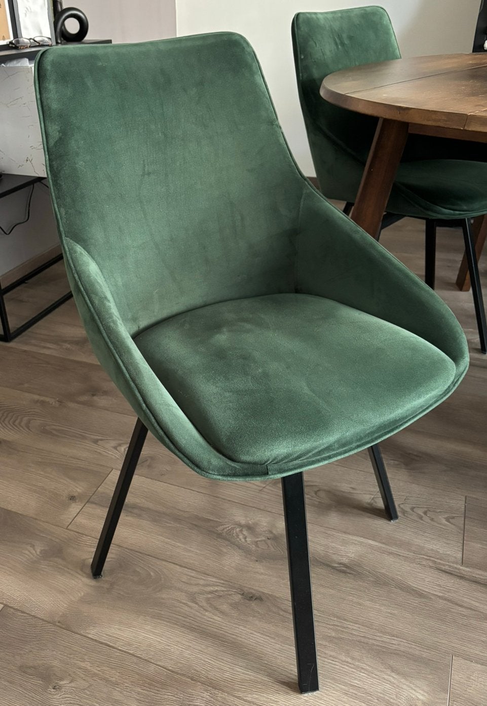 Groene draaibare eetstoelen DOK 2, Ophalen, Overige materialen, Overige kleuren, Zo goed als nieuw