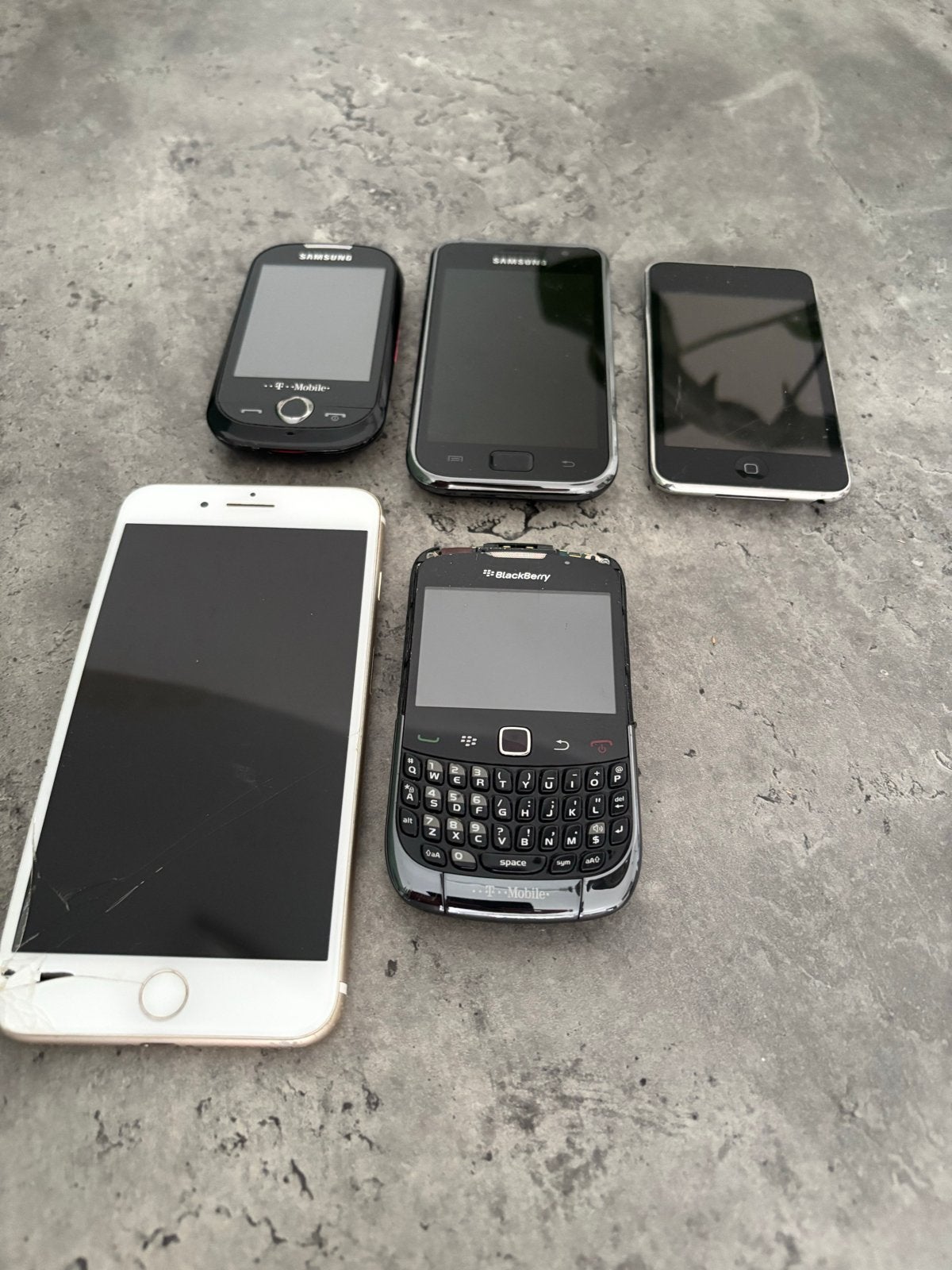 Partij defecte telefoons: iPhone, Samsung, BlackBerry, iPod, Ophalen of Verzenden, Niet werkend, Overige modellen