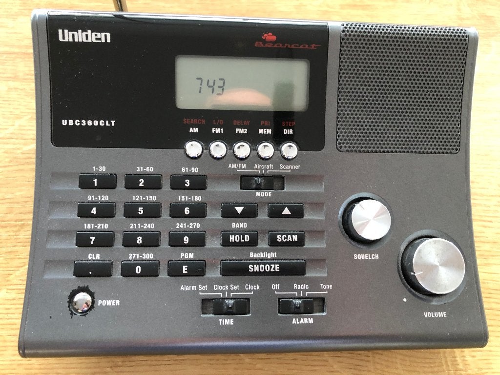 Uniden Bearcat UBC360CLT Scanner, Ophalen, Gebruikt, 500 kanalen of meer
