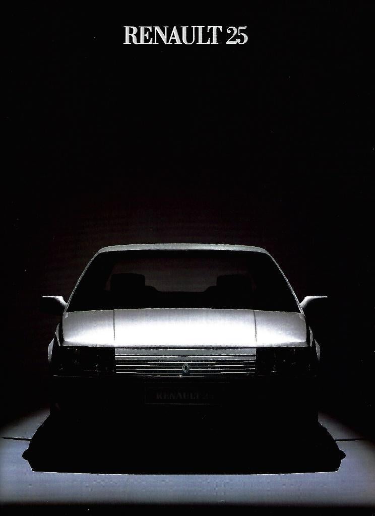 Brochure Renault 25 1984, Ophalen of Verzenden, Gelezen, Renault