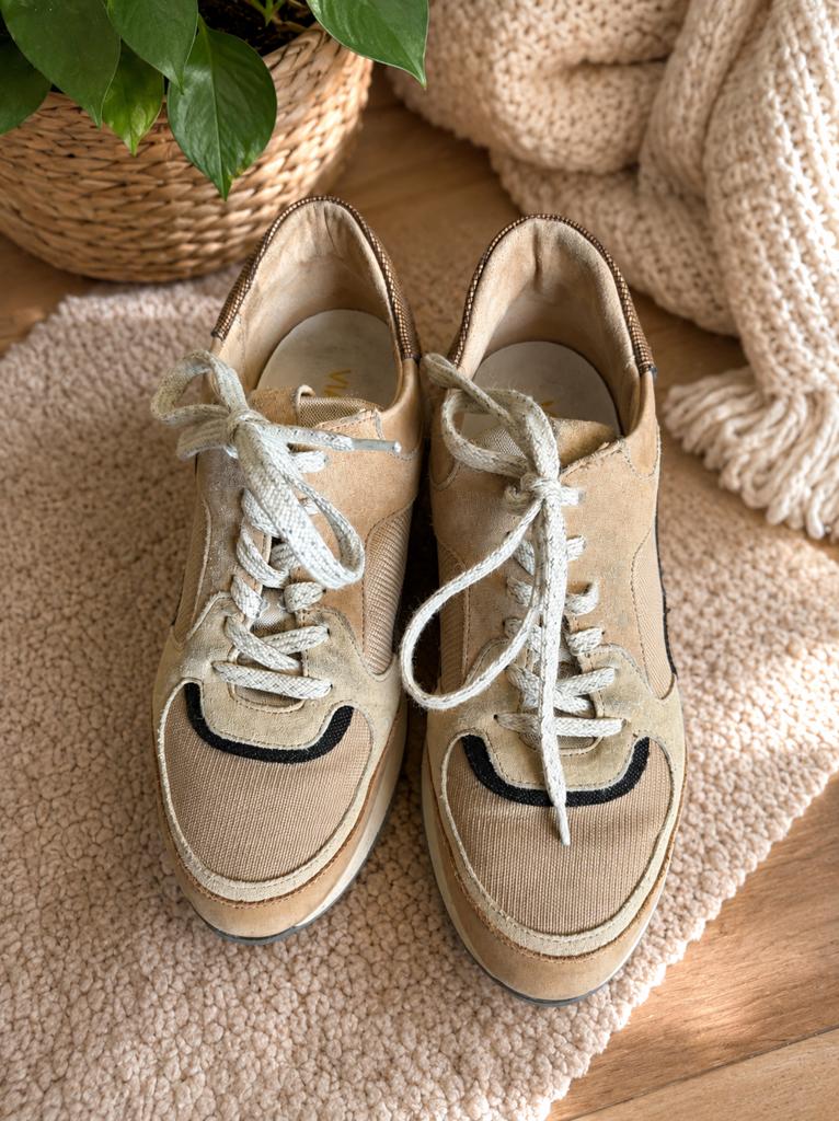 Via Vai sneakers maat 39, Kleding | Dames, Schoenen, Ophalen of Verzenden, Zo goed als nieuw, Beige, Sneakers of Gympen