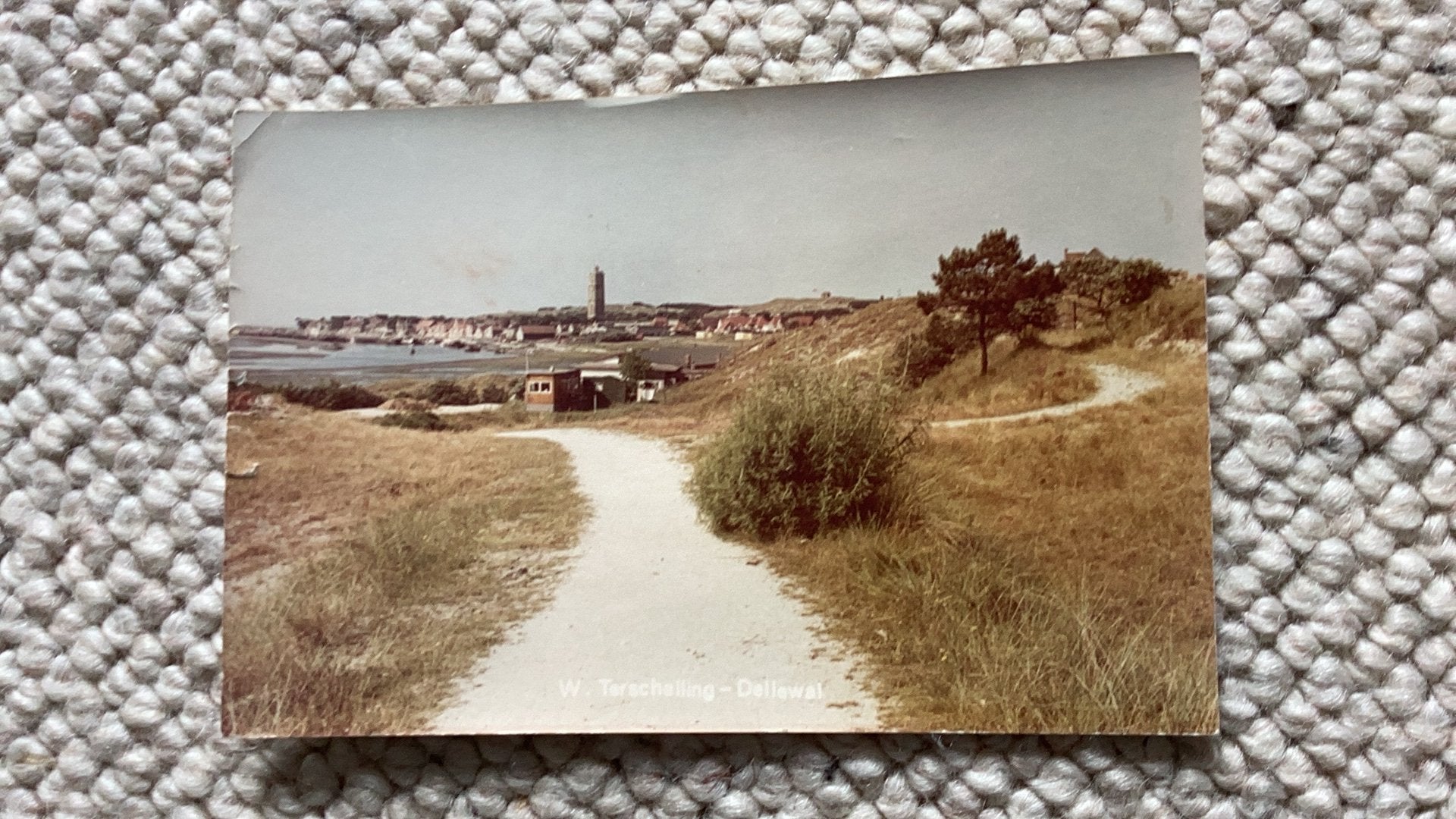Ansichtkaart Terschelling Dellewal op West. 986, Ophalen of Verzenden, 1960 tot 1980, Gelopen, Waddeneilanden