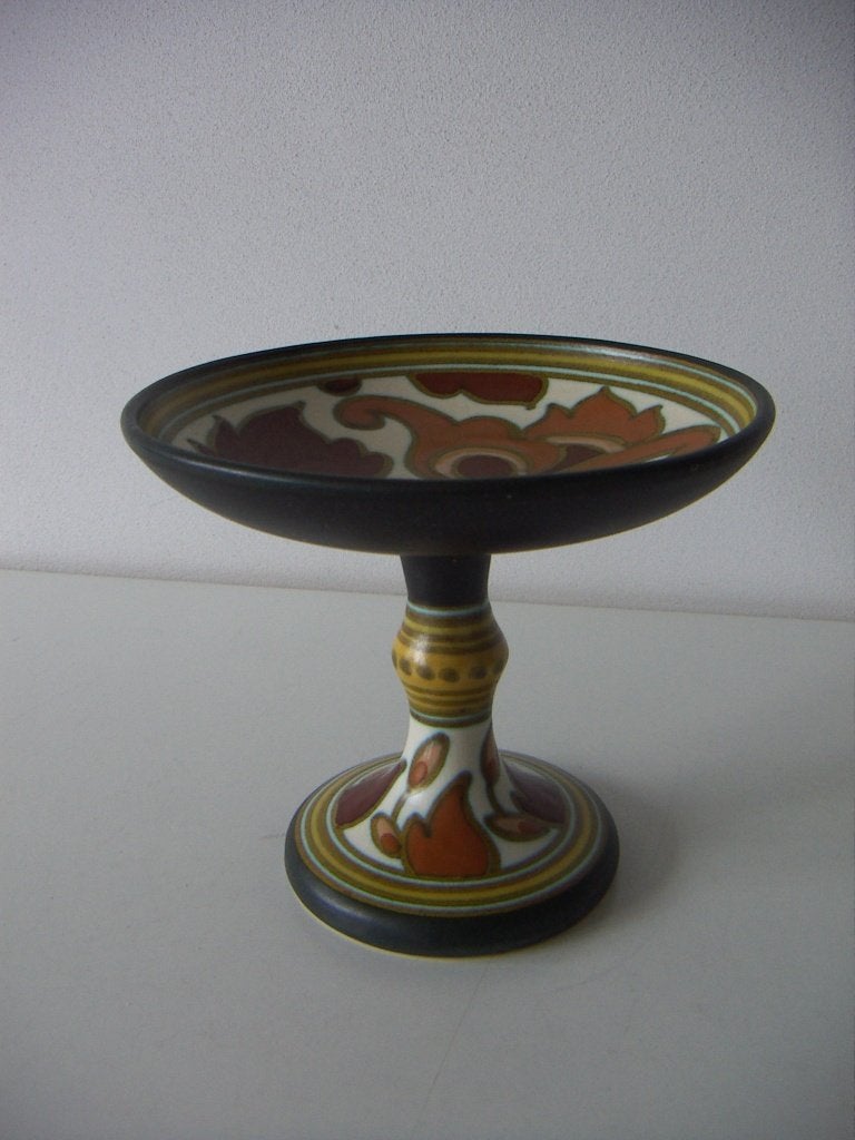 Zuid Holland Gouda plateel keramiek tazza jr.1926. Assan., Ophalen of Verzenden