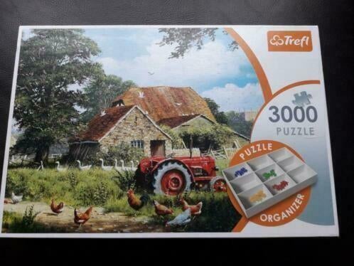 Puzzel: Das Landleben, boerderij, cottage, het platteland., Hobby en Vrije tijd, Denksport en Puzzels, Zo goed als nieuw, Legpuzzel